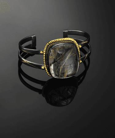 Rutilated quartz custom jewelry collaboration
